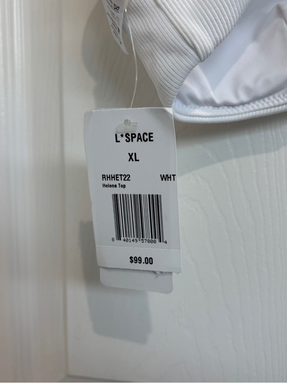 L Space Helena Bikini Top in White - Picture 5 of 5
